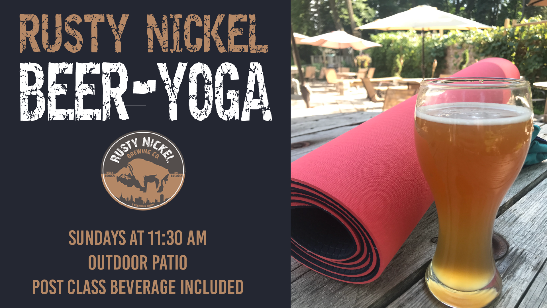 Beer Yoga Rusty Nickel Brewing Co.